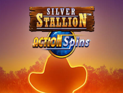 Silver Stallion Action Spins logo