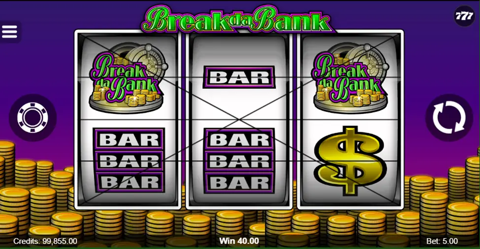 Break da Bank Gameplay