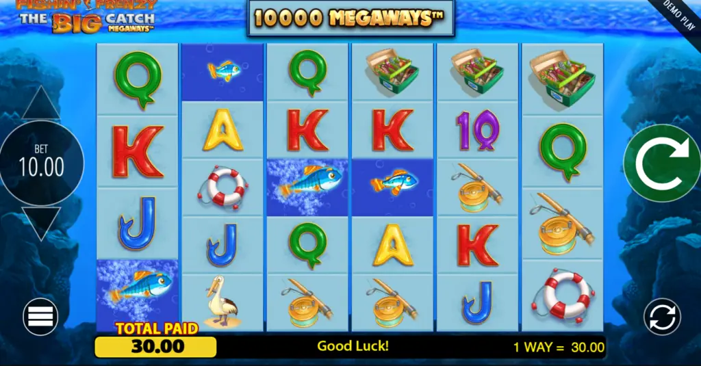 Fishin Frenzy Gameplay