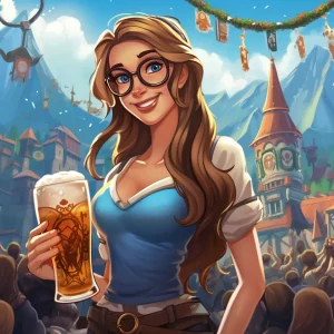 Heidi at the Oktoberfest