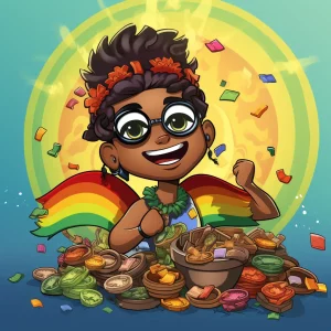 Rainbow Cash Pots