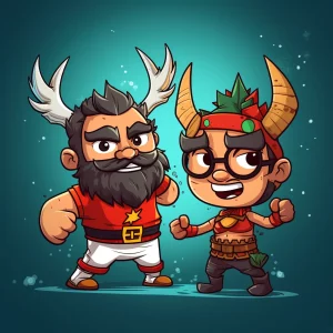 Santa vs Rudolph