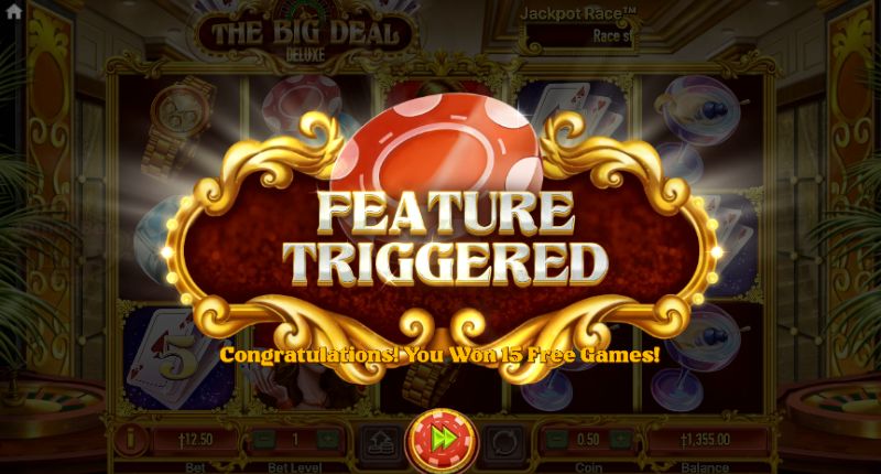 The Big Deal Deluxe Slot Free Spins Feature
