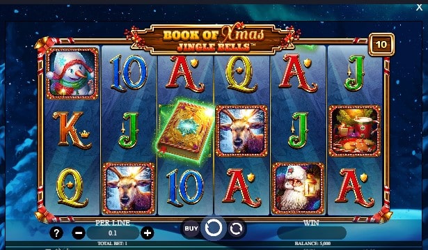 Book of Xmas Jingle Bells Slot Layout & Symbols