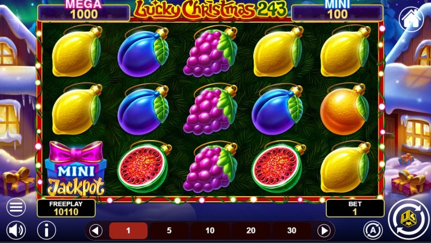 Lucky Christmas 243 Slot Mini Jackpot Symbol