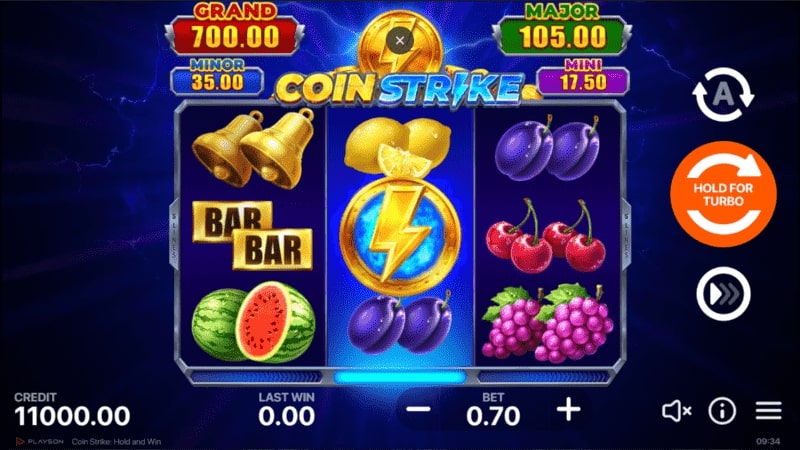 Coin Strike Hold and Win Slot Bonus Symbol